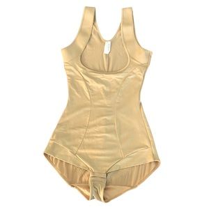 Flexees Bodysuit Shapewear Slimming One Piece Suit Nude Women's L / 7
